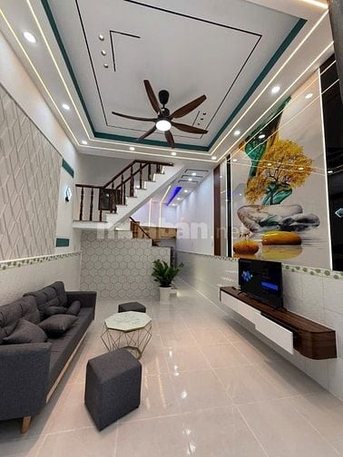 Nhà 1 Trệt 1 lầu, Ngang 4 dài 12. Phan Văn Hớn, HocMon