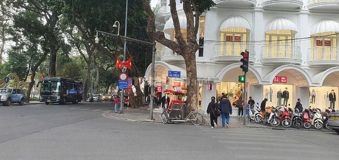 Bán đất mặt phố Bà Triệu, DT 550 m2, mặt tiền cực rộng, vị trí rất đẹp