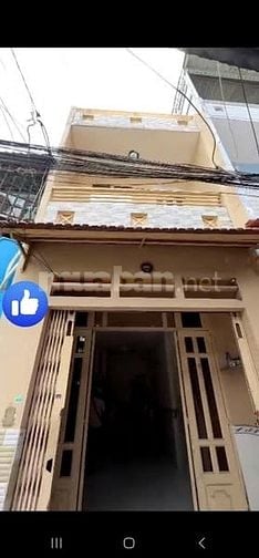 4,85tỷ Nhà hẻm ba gác 3x10,5 ( nở hậu 6,5m ) Sổ đẹp Hoàn công