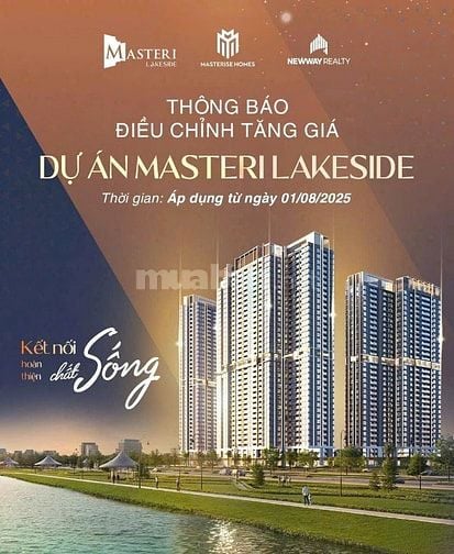 Căn Studio ĐẸP NHẤT dự án the Masteri Lake Side Vinhomes Ocean Park 1 