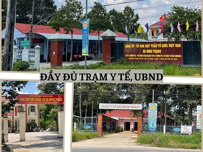 Đất liền kề chợ trường UBND Minh Thạnh Bình Dương (cũ)
