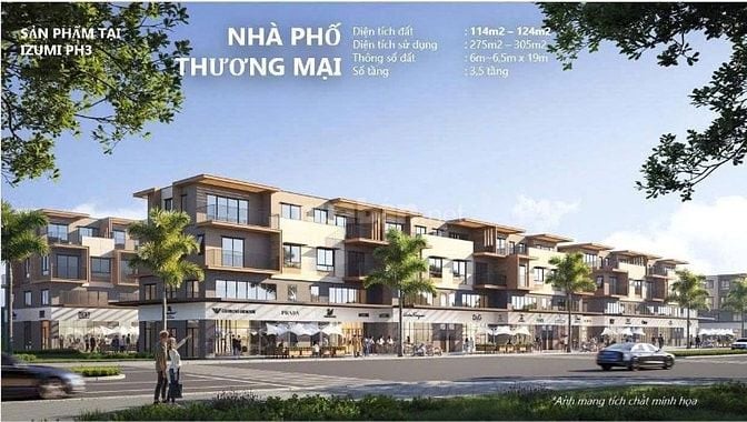 GIÁ TỐT - VỊ TRÍ ĐẸP - NHÀ PHỐ VIEW KÊNH - SÂN VƯỜN TẠI IZUMI CITY