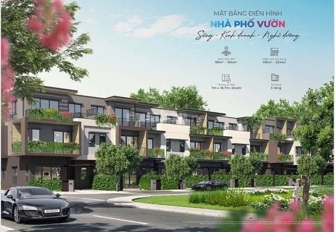 GIÁ TỐT - VỊ TRÍ ĐẸP - NHÀ PHỐ VIEW KÊNH - SÂN VƯỜN TẠI IZUMI CITY