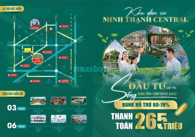 CƠ HỘI VÀNG - ĐẦU TƯ ĐẤT TRUNG TÂM MINH THẠNH - TP. HỒ CHÍ MINH