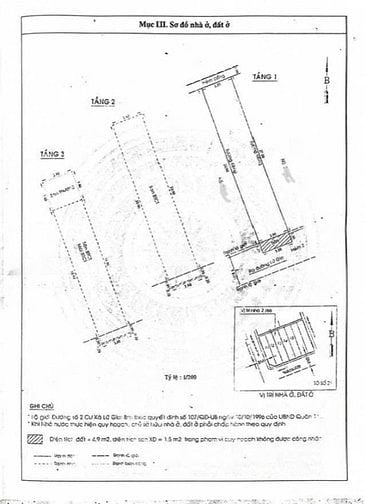 BÁN NHÀ MẶT TIỀN : 66 ĐƯỜNG SỐ 2 CƯ XÁ LỮ GIA - P. 15 - Q. 11 - TPHCM