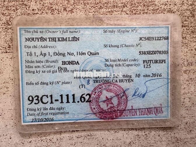 Cầm đồ thanh lý Future Fi 2016 bst bao tranh chấp