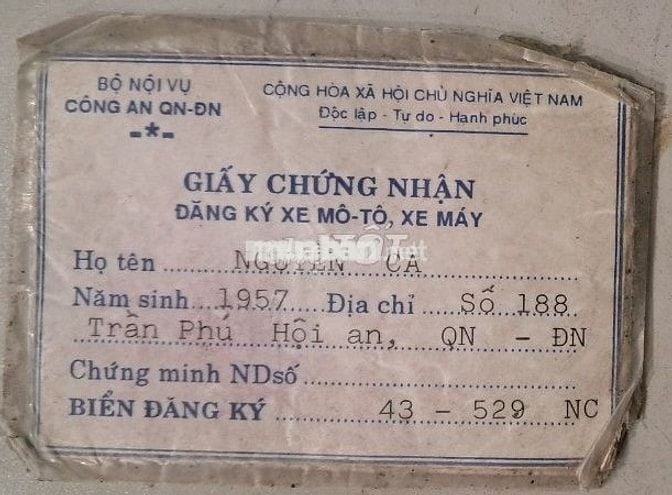 Bán xe Cup