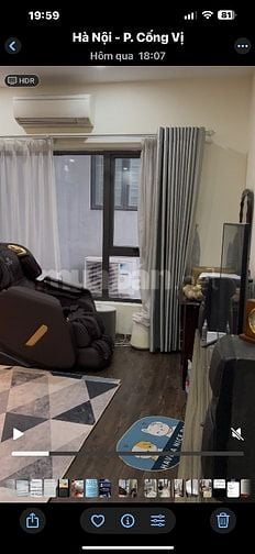 Cho thuê căn hộ tầng 3 Lô góc, nội thất đầy Đủ