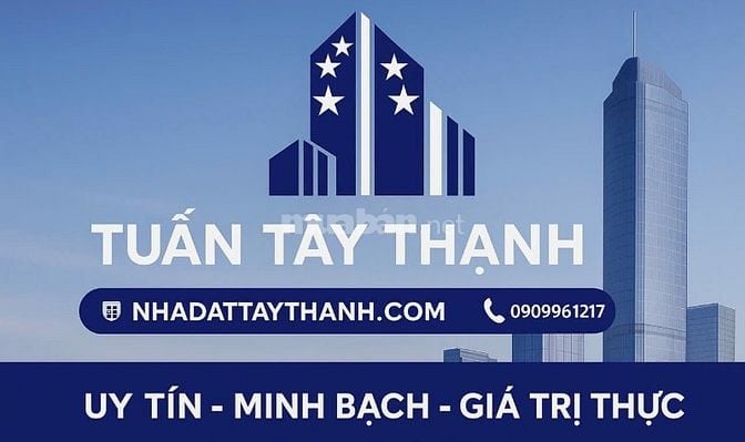 BÁN GÓC 2 MẶT TIỀN – LÊ TRỌNG TẤN, TÂN PHÚ  • Diện tích: 86m² 25 tỷ 