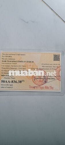 Xe còn mới 100% bản số đấu giá