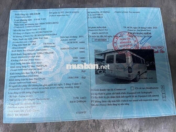 Mercedes Benz Sprinter 2007 Special 313 CDI 2.2L -
