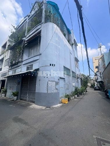 Góc 2 mặt hẻm oto Lê Đức Thọ gần nhà thiếu ,xây 3 tầng. Giá 4,3 tỷ