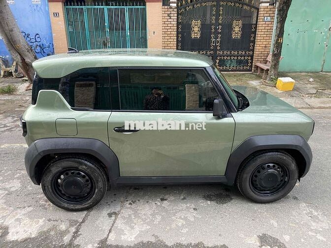VinFast VF3 Mua Pin T7/2025 màu xanh bộ đội 400km