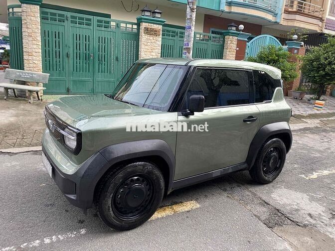 VinFast VF3 Mua Pin T7/2025 màu xanh bộ đội 400km