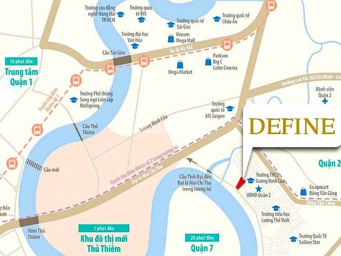 Bán hoặc cho thuê Căn hộ tại Define tầng cao gồm 4 phòng ngủ 325m2