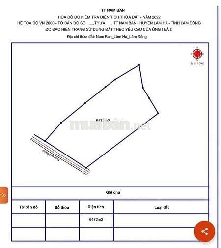 🔥 Bán đất thị trấn Nam Ban – view đồi núi yên tĩnh, thích hợp làm nghỉ