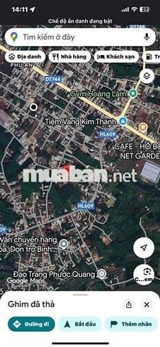 Bán đất Phú An Bến Cát gần ngã tư Phú Thứ 7.527 m2 giá 2tr3/ m2