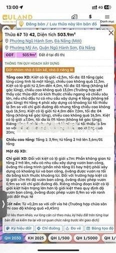 Cặp đất khủng hẻm ô tô 6m sát khán đài pháo hoa mới - Hoài Thanh