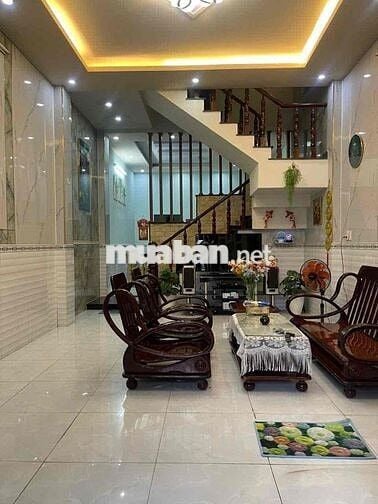 CHO THUÊ NHÀ 5x19m - ĐẦY ĐỦ NỘI THẤT - 3pn 3wc - ĐƯỜNG NHỰA 12m