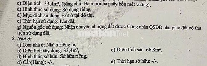 Bán nhà 6.5 tỷ mặt tiền nhánh Vũ Tùng, Lê Văn Duyệt P.1, Bình Thạnh