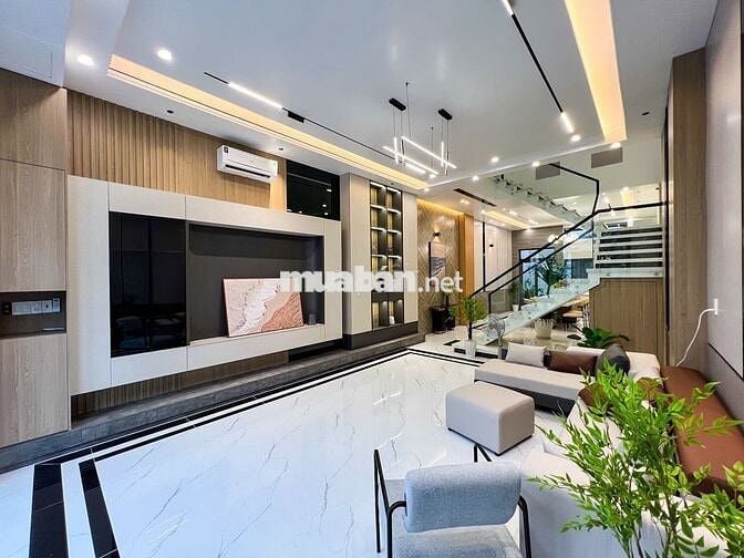BÁN NHÀ MỚI TRỆT 2 LẦU ĐƯỜNG SỐ 5 KHU VHTD