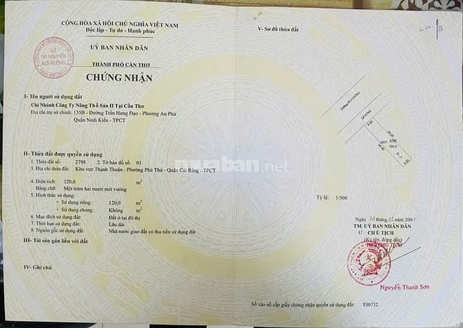 ​BÁN NỀN ĐS2 KDC NÔNG THỔ SẢN - ĐƯỜNG 20M - SỔ ĐỎ RIÊNG