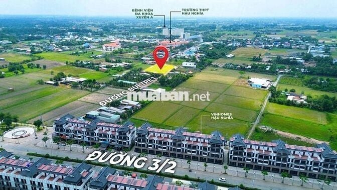 Đất thổ cư 100% phong thủy tốt dễ đầu tư sinh lời- Long An