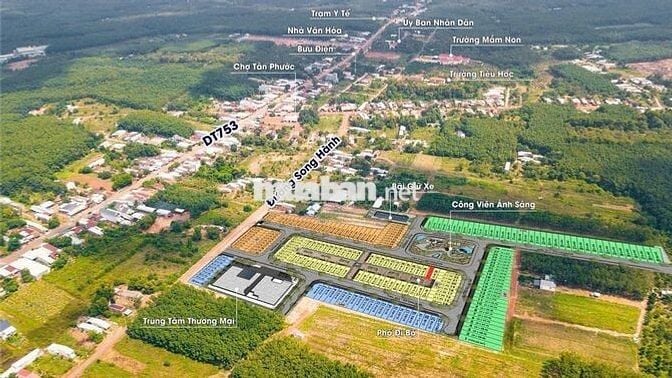 ĐẤT NGỘP, CẦN BÁN GẤP, NGAY CHỢ TÂN PHƯỚC, TRỤC ĐƯỜNG DT753, Chỉ 300TR