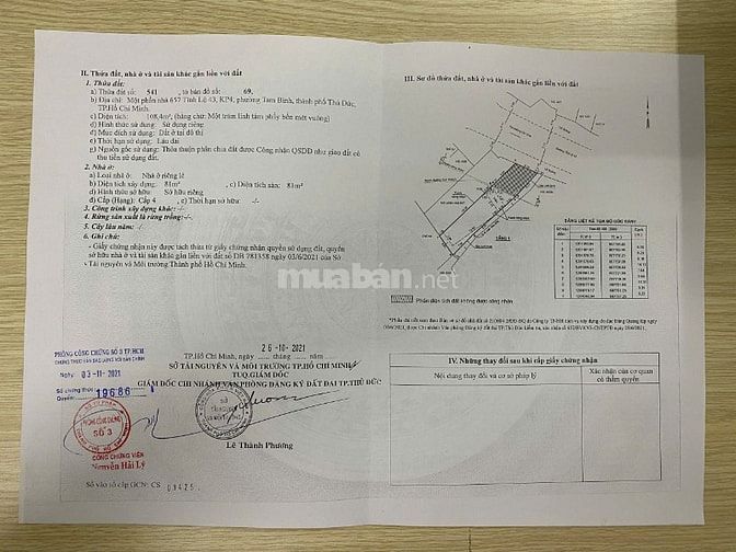 Bán đất mặt tiền Tô Ngọc Vân phường Tam Bình Thủ Đức giá 35 tỷ