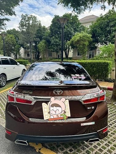 Gia đình bán xe altis đang sử dụng 