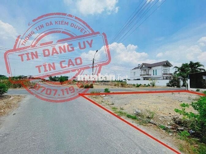 CHỦ NGỘP BÁN GẤP 300TR 258M2 ĐẤT MẶT TIỀN NHỰA LƯU KHAI HỒNG TT CỦ CHI