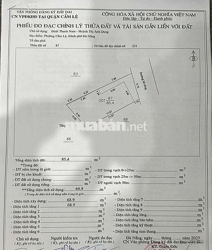 BÁN: CĂN VILLA NHỎ XINH ĐẸP KIỆT ĐƯỜNG CÁCH MẠNG THÁNG 8 PHƯỜNG CẨM LỆ