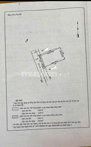 BÁN NHÀ hẻm An Dương Vương - P.4 - Q. 5 – DT : 43m . GIá : 5,5T TL