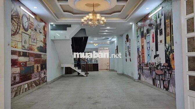 nhà thuê cực rẻ, 100m2 giá 15tr, 1trệt2lầu, 1 sân thượng, có nội thất,