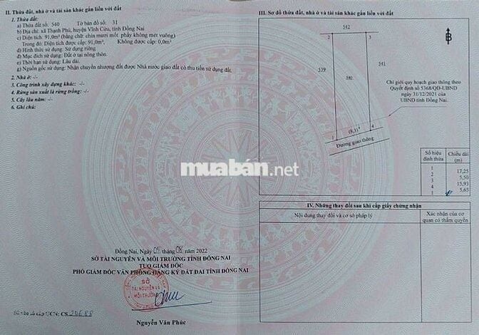 Nhà sổ riêng thổ cư Phường Tân Triều