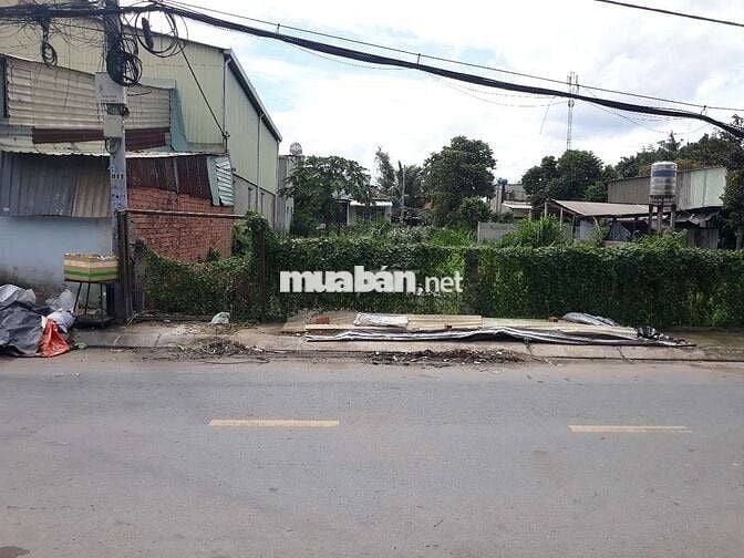 644 m2 - Mặt Tiền - Đất Thổ Cư, Xe Công 24/24 Hóc Môn Giáp Mí Quận 12