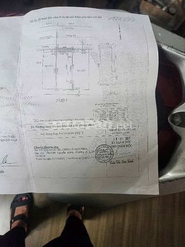 Nhà 6 x 17m 1 trệt 1 lầu / Lê thị Hồng P17 