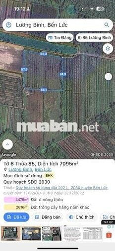 Chính chủ bán 2 lô liền kề 90x204= 18360m2, giá 11.4 tl, cách KCN Hựu