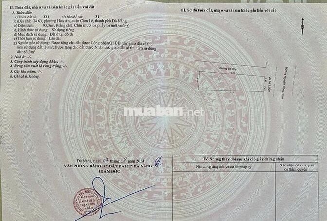 🏩 Bán đất mt Nguyễn Công Hoan, kẹp kiệt nở hậu, 94m2, giá 4.x tỷ tl