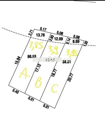 BÁN ĐẤT MẶT TIỀN GẦN CHỢ HÓC MÔN.