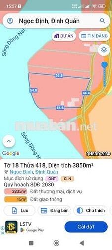 Bán đất và nhà kiên cố để nghĩ dưỡng giáp sông Đồng Nai