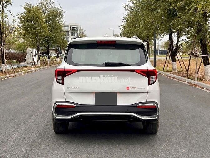 Kia carens sx 2024 bản luxury màu trắng