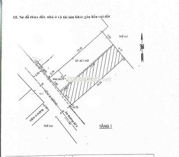 BÁN NHÀ LINH TÂY– HẺM XE TẢI –63m2(4x16) - chỉ : 5,1 tỷ