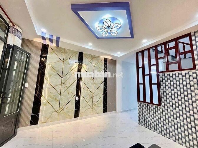 Nhà 1 Lầu Khu Tân Kim 4 x 13m, 3 Phòng Ngủ. Có Nội Thất. Sổ Hồng Sẵn