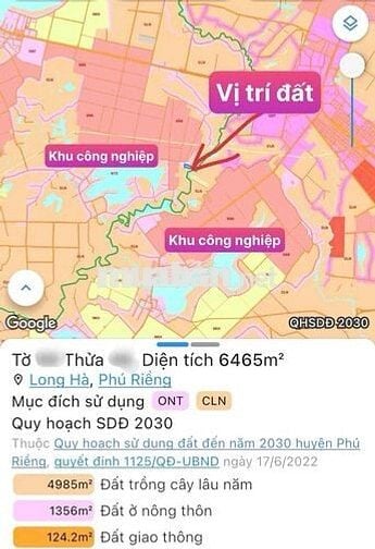 Chính chủ ngộp BANK CẦN BÁN XẢ LỖ GẤP ĐỂ TRẢ NỢ 6464m2 CHỈ 260tr/sào