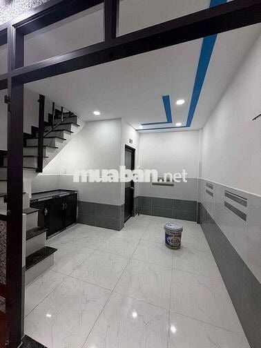 NHÀ MỚI 4x6 280trieu ngay chợ Mỹ Hạnh Bắc Long An Hẻm xe hơi, tải van