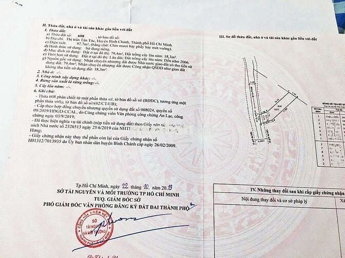 🆘🆘 98m2 ĐẤT THỔ CƯ HẺM BA GÁC GIÁ TỐT TÂN TÚC