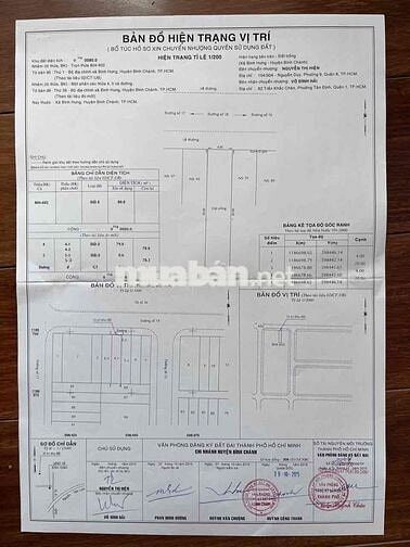 Chính chủ bán đất nền KDC Bình Hưng (Gần bến xe Quận 8)
