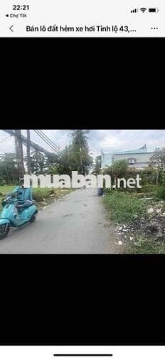 Bán lô đất tỉnh lộ 43 phường Bình Chiểu tp Thủ Đức