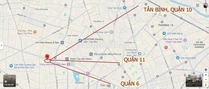 Bán nhà 2 tầng ngay quận 11, 3,3m x 13m, Đường Hòa Bình giá 3,75 tỷ